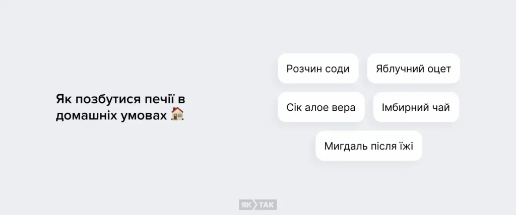 Як позбутися печії в домашніх умовах