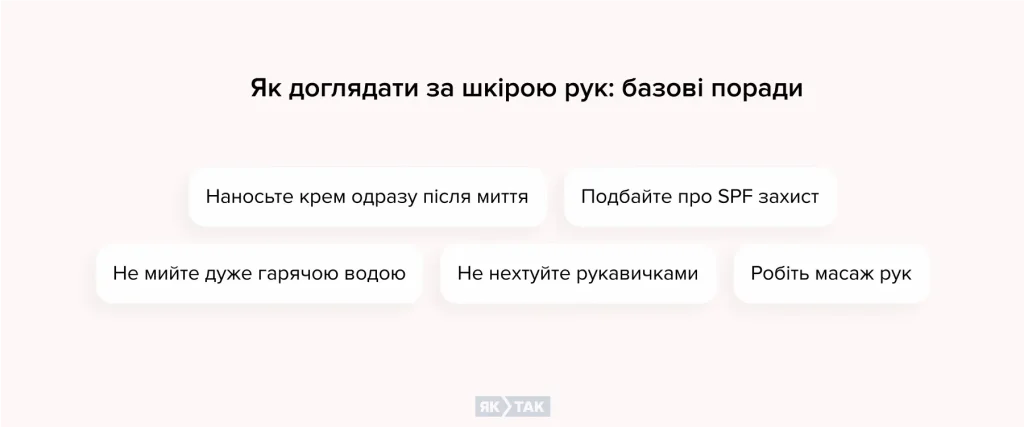 Як доглядати за шкірою рук: базові поради