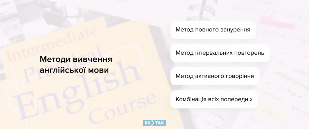 Методи вивчення англійської мови